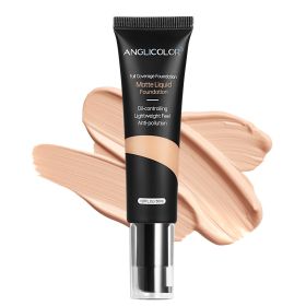 Flawless Finish Foundation, Improves Uneven Skin Tone, Lightweight, Medium Coverage & Semi-Matte, Vegan & Cruelty-Free (Option: 103Warm Peach)