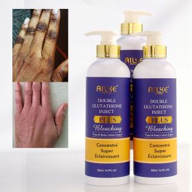 AILKE Glutathione Brightening Range, Lightening , Moisturizing, Hydration, Clean Stains, Even Skin tone, Improve Dull Skin (Color: 3 Bottle Lotion)