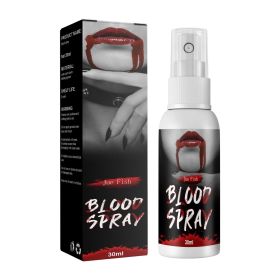 Jue Fish Plasma Spray Plasma Fake Blood Vampire Zombie Blood Simulation Blood Decoration Film And Television Makeup Props (Option: 2PCS)
